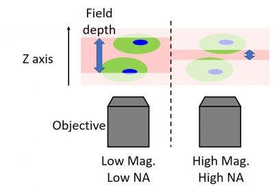 Depth of field microscope